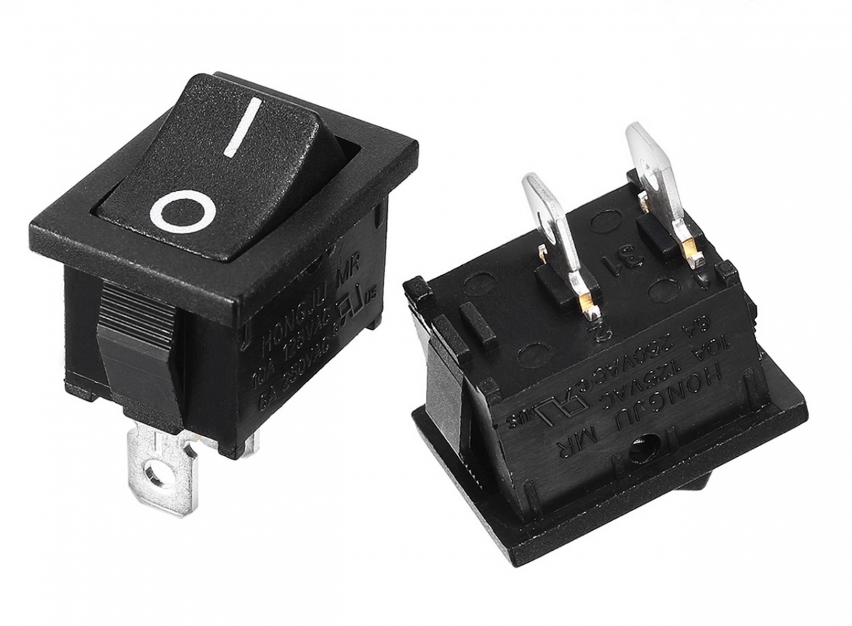 Микровыключатель, кнопка KCD1-101-C3 18X12 мм